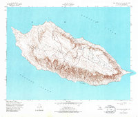 San Nicolas Island 1956 topographic map thumbnail