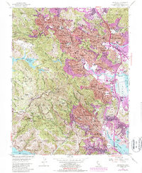 San Rafael 1954 topographic map thumbnail