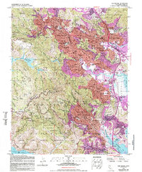 San Rafael 1954 topographic map thumbnail