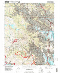 San Rafael 1995 topographic map thumbnail