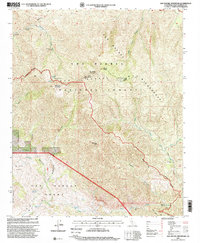 San Rafael Mountain 1995 topographic map preview