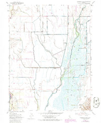 Sanborn Slough 1952 topographic map thumbnail