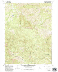 Sanhedrin Mtn 1966 topographic map thumbnail