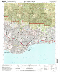 Santa Barbara 1995 topographic map thumbnail