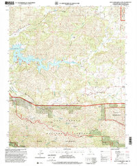 Santa Margarita Lake 1995 topographic map thumbnail