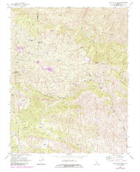 Santa Rita Peak 1969 topographic map thumbnail