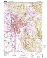 Santa Rosa 1994 topographic map thumbnail
