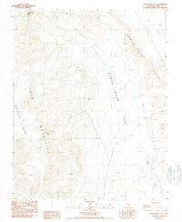 Santa Rosa Flat 1987 topographic map thumbnail