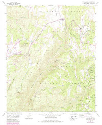 Santa Ysabel 1960 topographic map thumbnail