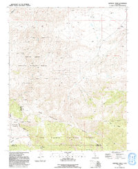 Santiago Creek 1991 topographic map thumbnail