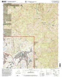 Santiago Peak 1997 topographic map thumbnail