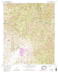 Santiago Peak 1954 topographic map thumbnail