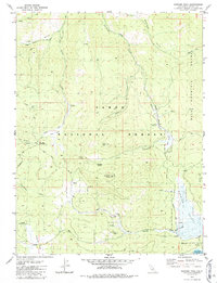 Sardine Peak 1981 topographic map thumbnail