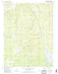 Sardine Peak 1981 topographic map thumbnail