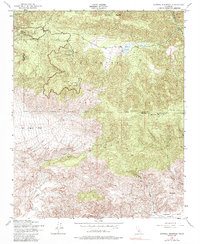Sawmill Mountain 1943 topographic map thumbnail