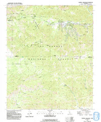 Sawmill Mountain 1991 topographic map thumbnail