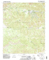 Sawmill Mountain 1991 topographic map thumbnail