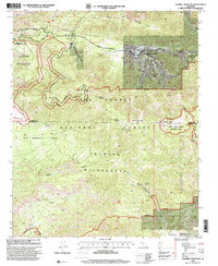 Sawmill Mountain 1995 topographic map thumbnail