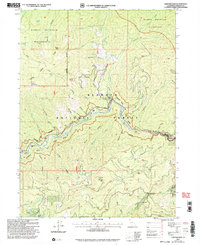Sawyers Bar 2001 topographic map thumbnail