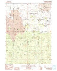 Schonchin Butte 1988 topographic map thumbnail