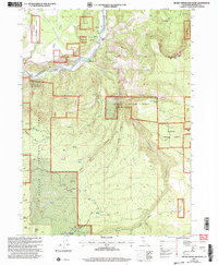 Secret Spring Mountain 2001 topographic map thumbnail