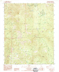 Sentinel Peak 1987 topographic map thumbnail