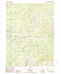 Seven Lakes Basin 1986 topographic map preview