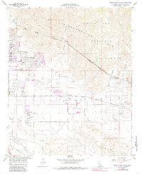 Seven Palms Valley 1958 topographic map thumbnail