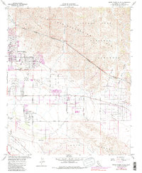 Seven Palms Valley 1958 topographic map thumbnail