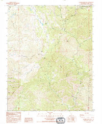 Shadequarter Mtn 1993 topographic map thumbnail