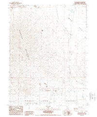 Shaffer Mtn 1988 topographic map thumbnail