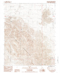 Sheep Creek Spring 1985 topographic map thumbnail