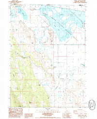 Sheepy Lake 1985 topographic map thumbnail