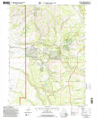 Shields Creek 1993 topographic map thumbnail
