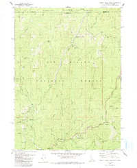 Shelly Creek Ridge 1982 topographic map thumbnail