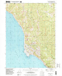 Shelter Cove 1997 topographic map thumbnail