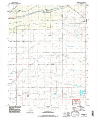 Sheridan 1992 topographic map thumbnail