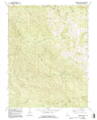 Sherwood Peak 1967 topographic map thumbnail