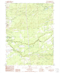 Shingletown 1985 topographic map thumbnail