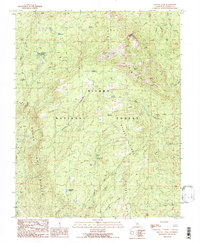 Shuteye Peak 1990 topographic map thumbnail