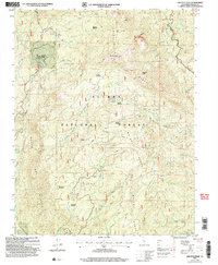 Shuteye Peak 2004 topographic map thumbnail