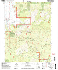 Sierraville 2000 topographic map thumbnail