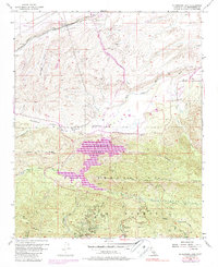 Silverwood Lake 1956 topographic map thumbnail
