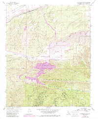 Silverwood Lake 1956 topographic map thumbnail