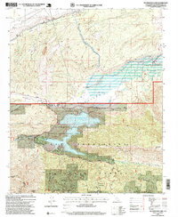 Silverwood Lake 1996 topographic map thumbnail