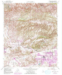 Simi Valley West 1951 topographic map thumbnail