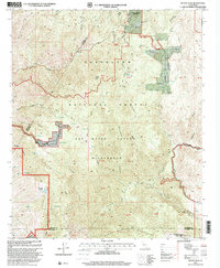 Sitton Peak 1997 topographic map thumbnail