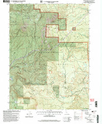 Skunk Ridge 1998 topographic map thumbnail