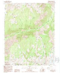 Slide Bluffs 1988 topographic map thumbnail