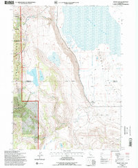 Snake Lake 1993 topographic map thumbnail